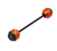 Coussinet Anti-Choc Protections De Roue Avant Et Arrière Moto pour Ninja ZX-10R 2016-2023 Patins De Protection Et Coussinets.(Rear Orange)