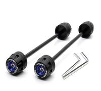 Coussinet Anti-Choc Protections De Roues Avant Et Arrière pour Kawasaki ZX6R pour Ninja 636 2009-2023(Blue)