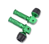 Coussinet Anti-Choc Repose-Pieds arrière pédales et Protections pour Kawasaki Z800 Z900 RS Z1000/pour Ninja 1000(Green)