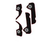 Coussinet Anti-Coup de Pied pour Mercedes Benz GLK250 2012 2013 2014 2015,Coussinet de Protection Anti-Pas, Accessoires de Protection de Porte,Red