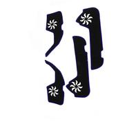 Coussinet Anti-Coup de Pied pour Mercedes Benz GLK250 2012 2013 2014 2015,Coussinet de Protection Anti-Pas, Accessoires de Protection de Porte,Blue