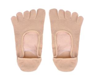 Coussinet Avant-pied Beige en Coton, Prévention Ampoules Femmes Filles | Lavable et Réutilisable, Compatible Toutes Chaussures, Coussinage Discret pour Pieds, Usage Quotidien