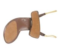 Coussinet D’épaule pour Violon en Peau de Mouton Marron 1/2-1/4