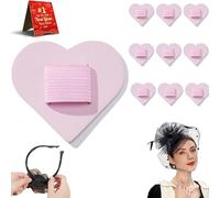 Coussinet de bandeau en feutre, base de décoration de bandeau de cheveux en feutre de 2 pouces, accessoires de décoration de bandeau, solidement collé (01#,10Pcs)