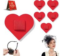 Coussinet de bandeau en feutre, base de décoration de bandeau de cheveux en feutre de 2 pouces, accessoires de décoration de bandeau, solidement collé (05#,5Pcs)