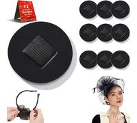 Coussinet de bandeau en feutre, base de décoration de bandeau de cheveux en feutre de 2 pouces, accessoires de décoration de bandeau, solidement collé (08#,10Pcs)