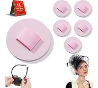 Coussinet de bandeau en feutre, base de décoration de bandeau de cheveux en feutre de 2 pouces, accessoires de décoration de bandeau, solidement collé (02#,5Pcs)