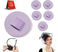 Coussinet de bandeau en feutre, base de décoration de bandeau de cheveux en feutre de 2 pouces, accessoires de décoration de bandeau, solidement collé (04#,5Pcs)