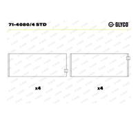 Glyco Cage à aiguilles 71-4080/4 STD