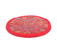 Coussinet de Bol Chantant Bouddhiste 1 Pièce en Coton Rouge
