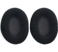 Coussinet de casque de haute qualité, coussinets d'oreille de rechange respirants, compatible avec Kingston HyperX Cloud II (flanelle noire)