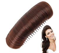 Coussinet de cheveux moelleux - Coussinet invisible | Clips de cheveux naturels respirants | Pince à cheveux pour créer une transition sans , augmenter instantanément le volume et rehausser