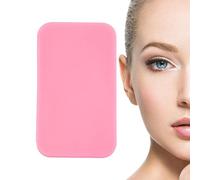 Coussinet de cils réutilisable en silicone - Support pour extensions de cils sous les yeux, faux cils, autocollant frontal en silicone doux pour la peau pour homme