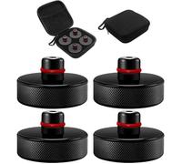 Coussinet de levage pour Tesla - PZCC - 4 pièces - Compatible Model 3/Y/S/X - Caoutchouc durable - Mallette de rangement