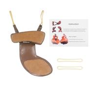 Coussinet de mentonnière d ' épaule pour violon, remplacement en peau de mouton souple, repose-menton d ' épaule pour violon, housse de protection souple, et confortable