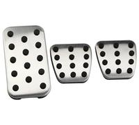 Coussinet de pédale pour Civic, CRV, Jade, Accord, Elysion, Odyssey - En acier inoxydable - Pour pédales de voiture - Pour pédale de frein à gaz, d'embrayage - Noir