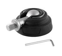 Coussinet de pied en caoutchouc universel antidérapant de 3/8" avec piquet de 50 mm en caoutchouc antidérapant rotatif à 360 degrés pour pied de monopode de rechange avec tête sphérique