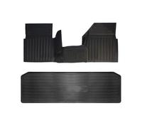 Coussinet de Pied pour L&and R&Over pour Defender 110 pour Puma TD4 2006-2016 Plancher Doublure Repose-Pieds Tapis Voiture Antidérapants Tapis Voiture Imperméables(Le Tapis de Sol)