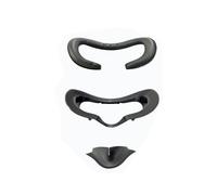 Coussinet de Protection faciale VR pour Valve Index,Support d'interface faciale magnétique Coussin en Mousse Cuir PU pour Valve Index,Plaques nasales Opaques en Silicone (Lot de Trois pièces)