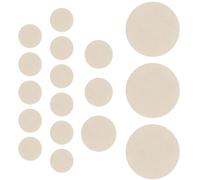 Coussinet de Rosace pour Clarinette en Peau de Mouton 17 Pièces | Joint de Trou Sonore Blanc, Bémol, Fournitures et Parties D’instrument