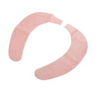 Coussinet de Siège de Toilette Rose, Polyester Lavable Réutilisable | Adhérence Électrostatique, Usage Domestique Toutes Saisons, Finition Élégante, Format pour Salle D'eau