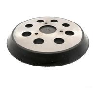 Coussinet de support de 125 mm pour ponceuse orbitale de 12,7 cm, 8+3 avec base renforcée, compatible avec BO5041/BO5040/BO5031/BO5030/BO5012/BO5020/BO5021, caoutchouc épais à densité moyenne pour