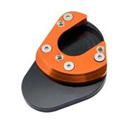 Coussinet de support latéral du pied For Kickstand Extension Pad Side Stand Enlarge(Orange Black)