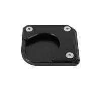 Coussinet de support latéral du pied Plaque d'extension béquille pour agrandisseur latérale pour Yamaha(Noir)