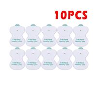 Coussinet D'électrode Blanc De Remplacement, 10 Pièces/Lot, Pour Machine De Thérapie Numérique, Masseur D'acupuncture, Aiguille Tens, Coussinet De Santé