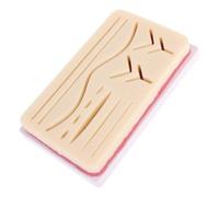 Coussinet d'entraînement en silicone for sutures cutanées avec modèle anatomique, outil de formation chirurgicale réaliste for les étudiants en médecine