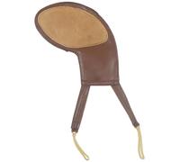 Coussinet D'épaule pour Violon 1/2-1/4, Mentonnière de Jeu | Texture Cuir Peau D’agneau, Bag Musical, Marron, Garde L’instrument Propre et Sec, Confort Doux