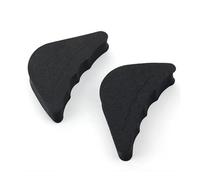 Coussinet d'insertion pour avant-pied pour femme, talons hauts, bouchon d'orteil, demi-éponge, coussin de réglage des pieds, coussinets anti-douleur (noir)