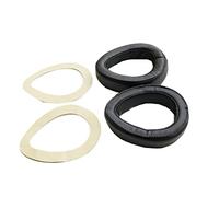 Coussinet d'oreille de remplacement Coussinets Coussin de cuir réparation de pièces pour pour Sennheiser HD500 HD570 Hd575 Hd590 casque Cache-oreilles Coussin (Noir)