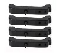 Coussinet En Caoutchouc Pour Radiateur Pour Pontiac Pour Ventura 1971-1977 | Silentblocs Support Radiateur Coussinet Montage Radiateur À Trois Cœurs En Caoutchouc Noir 4 Pièces 4012326681S