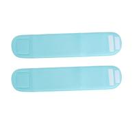 Coussinet en gel pour le cou, patch en gel anti-âge nourrissant en coton réutilisable pour dormir 2 pièces (bleu)