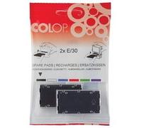 Coussinet encreur de rechange E/15, bleu, 2 pièces