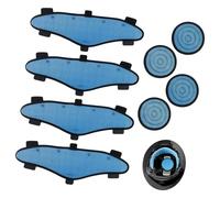 Coussinet intérieur de casque et bandeau ventilé pour flux d'air, accessoires à installation rapide