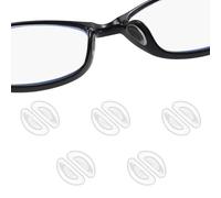 Coussinet Lunettes Nez,Plaquette De Nez Pour Lunettes,Palette Lunette,5 Paires Naselli Per Occhiali Silicone Trasparente,Plaquettes De Nez Antidérapantes Pour Lunettes,Coussin De Nez Pour Lunettes