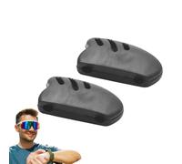 Coussinet nasal de cyclisme - Pièce de rechange pour lunettes | Doux et confortable avec un matériau en caoutchouc, 0,9 g par paire, conception légère, taille env. 1,6 x 1,08 cm, adapté aux lunettes d
