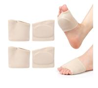 Coussinet Plantaire Avant-Pied, 2 Paire de Demi Chaussettes Métatarsiennes