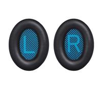 Coussinet pour casque INF Bose Quiet Comfort 35/25/15 1 paire Noir + Bleu