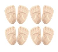 Coussinet pour l'-pied - 12 x 7,2 x 0,7 cm Semelles intérieures/semelles à talons hauts | Coussinets de confort rembourrés doux 4 paires de semelles intérieures pour chaussures pour femmes travai