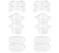 Coussinet Talon Chaussure,6 PCS Coussinets Talon en Gel Autocollants Semelles Adhésives pour Chaussures Trop Grandes Anti-Ampoules et Anti-Glissement Confort Max pour Femmes et Hommes