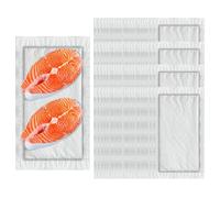 Coussinets absorbants pour Viande - Coussinets pour tremper la Viande Blanche | Coussin en Mousse pour Plateau de Poisson et volaille | Garde l'emballage au Sec et évite Les croisements