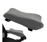 Coussinets Accoudoirs Ergonomiques - Housses Mémoire De Forme avec Sangles Réglables | Soutien Coude Confortable pour Sièges Bureau, Fauteuils Roulants & Chaises Gaming | Tissu Maille Lavable
