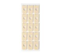 Coussinets adhésifs en latex pour callosités avec coussin de pression en forme d'anneau, respirant, anti-friction, pour orteils, semelle, cou-de-pied, marche et exercice B