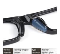 Coussinets Adhésifs En Silicone Souple Pour Lunettes,Antarctique,Coordonnants,Rehaussent La Chambre À Air,6 Paires - Type Mix Td 6p Reg