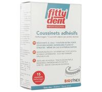 Coussinets adhésifs machoire inférieure - Lot de 15 - Fittydent