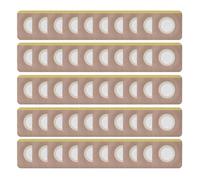 Coussinets adhésifs pour l'abdomen - Autocollants biologiques pour le soin du ventre, 50 patchs pour le bien-être des femmes, formule naturelle respirante pour une utilisation ou diurne, ense