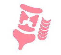 Coussinets Anti-rides En Silicone 11 Pièces Pour La Prévention Des Lignes Frontales Avec Conception Respirante Bande Frontale Anti-vieillissement Transparente